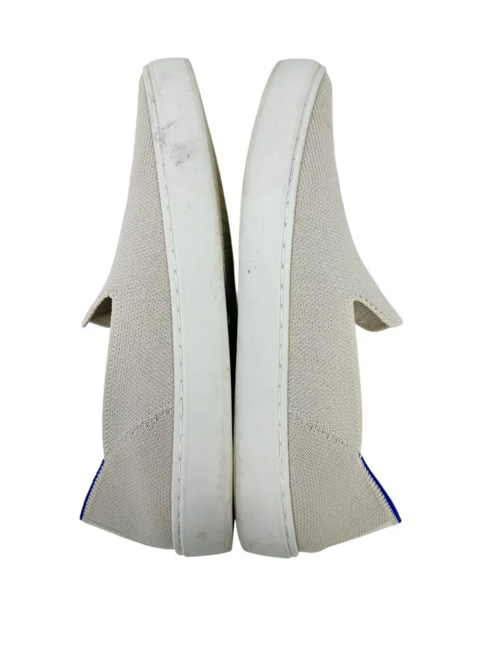 Rothy’s The Original Slip On Sneaker Women’s 8 Sand Beige Knit Washable
